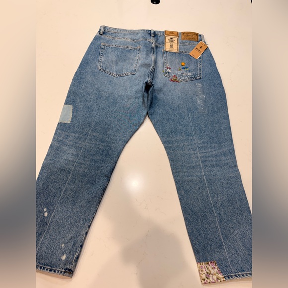 NWT – Polo Ralph Lauren – The Slim Taper Embroidered Jeans – Size 31 R - Picture 9 of 15